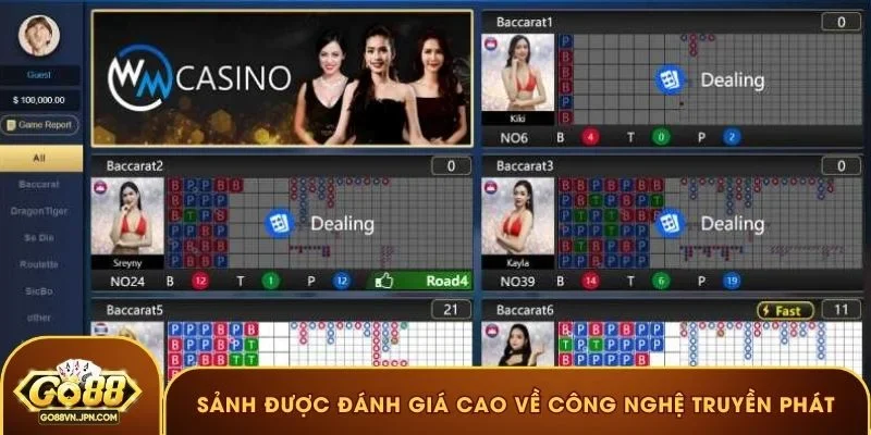 Sảnh được đánh giá cao về công nghệ truyền phát HD 